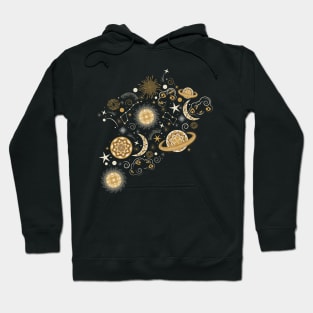 Galaxy Mandala- Bohemian Space Adventure Hoodie